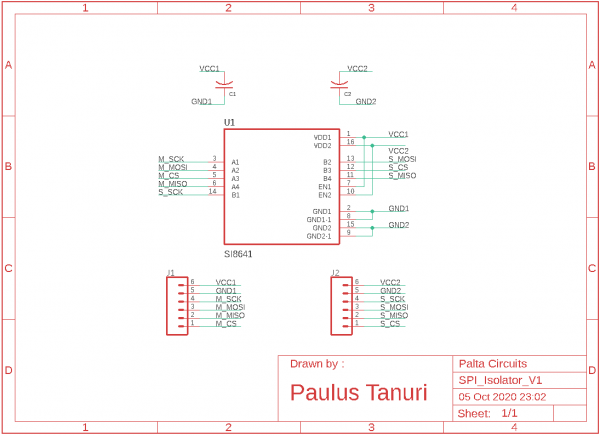 SPI Isolator - Palta Circuits Wiki